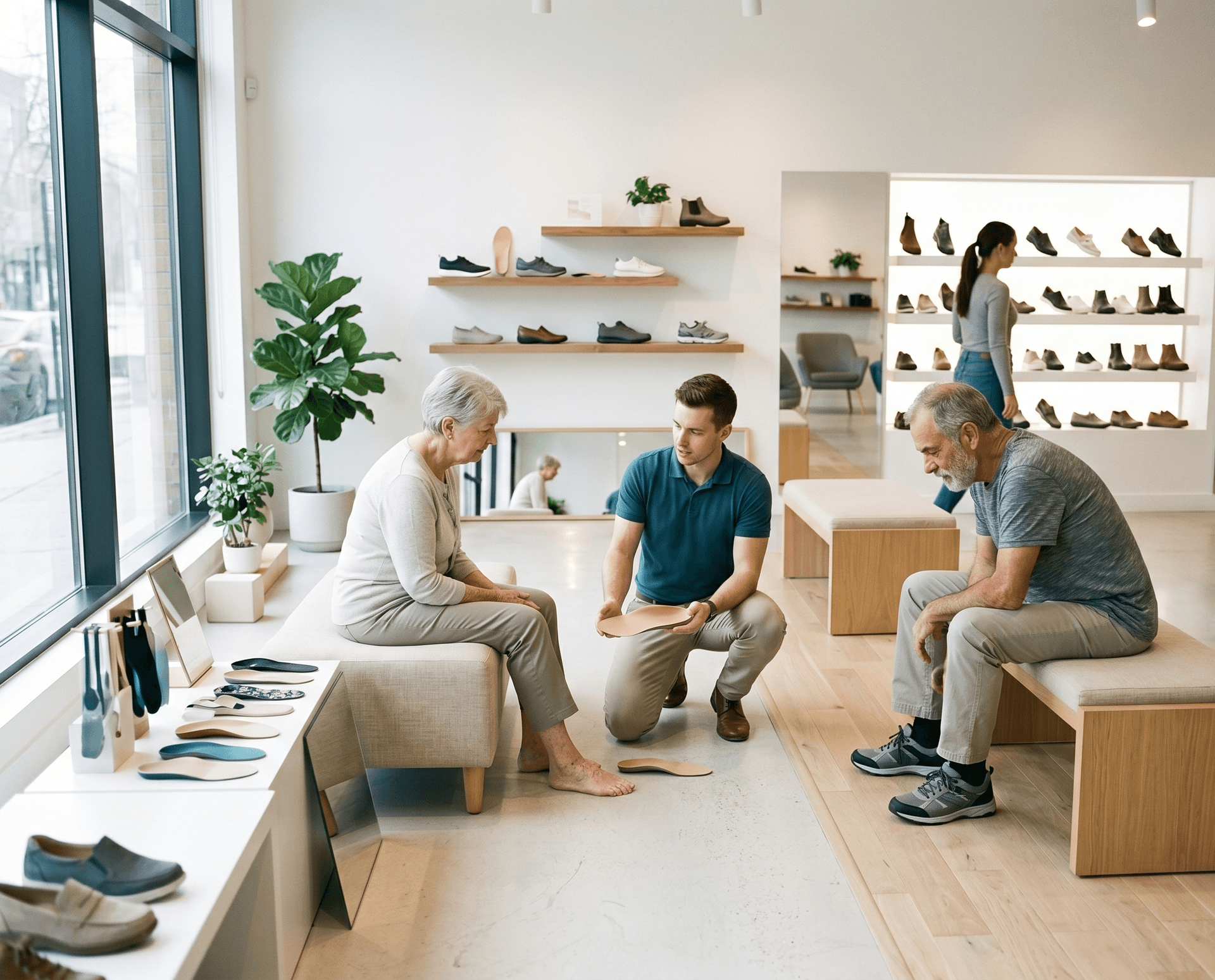 Pouliot Orthopédique laboratory — custom orthotics fabrication