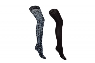 Bas de compression à la cuisse